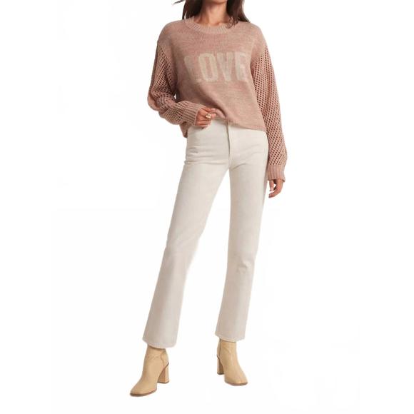 NEW Z SUPPLY blushing love sweater in soft pink - Picture 5 of 5